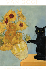 Van Gogh Sunflowers (Third Version) - Funny DTF Transfer
