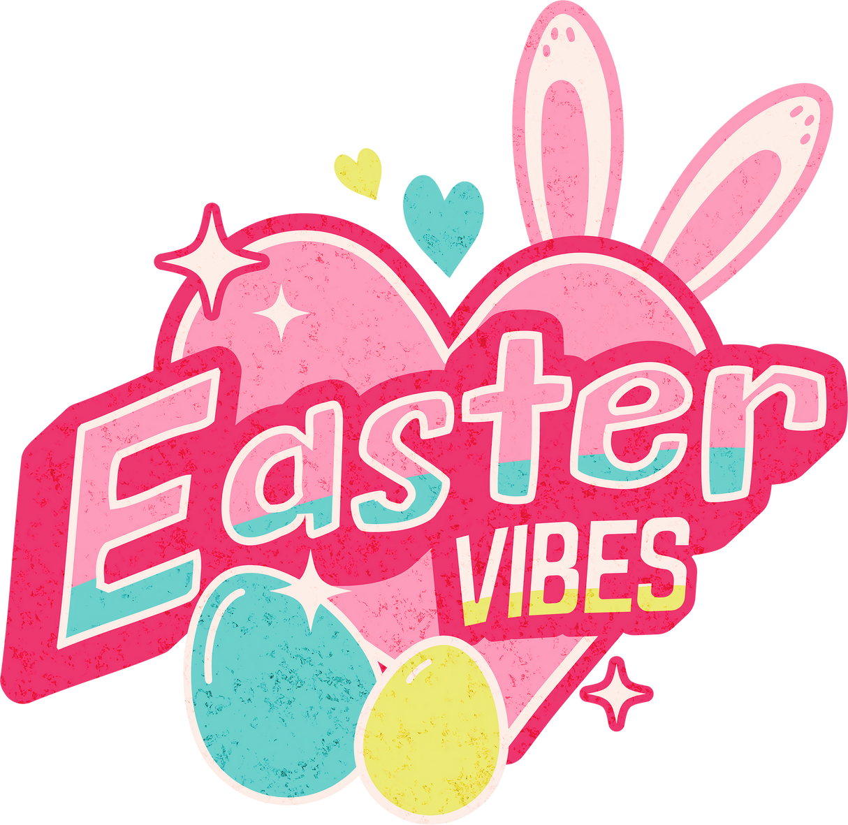 Sweet Easter Vibes Easter Design Easter DTF Transfer