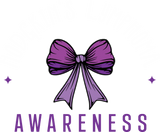 Hodgkin's Lymphoma Awareness, Purple Ribbon - Lymphoma DTF Transfers