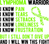 I Still Don't Give Up - Lymphoma DTF Transfers