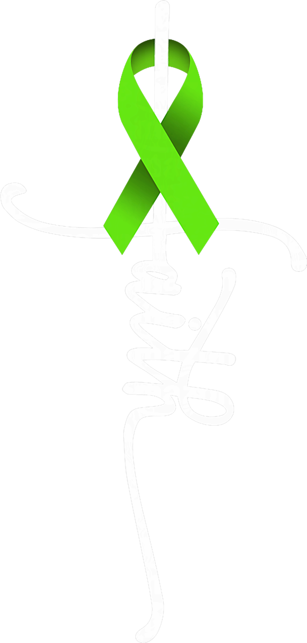 Faith, Vertical Text - Lymphoma DTF Transfers