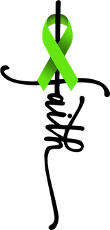 Faith, Vertical Text - Lymphoma DTF Transfers