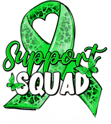 Support Squad, Leopard Print Ribbon - Lymphoma DTF Transfers