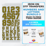 Numbers And Letters Bundle T-shirt Designs Premade DTF Gangsheet - DTF Bundle 2