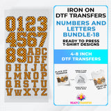 Numbers And Letters Bundle T-shirt Designs Premade DTF Gangsheet - DTF Bundle 18