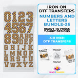 Numbers And Letters Bundle T-shirt Designs Premade DTF Gangsheet - DTF Bundle 26