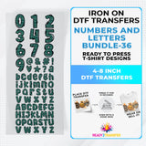 Numbers And Letters Bundle T-shirt Designs Premade DTF Gangsheet - DTF Bundle 36