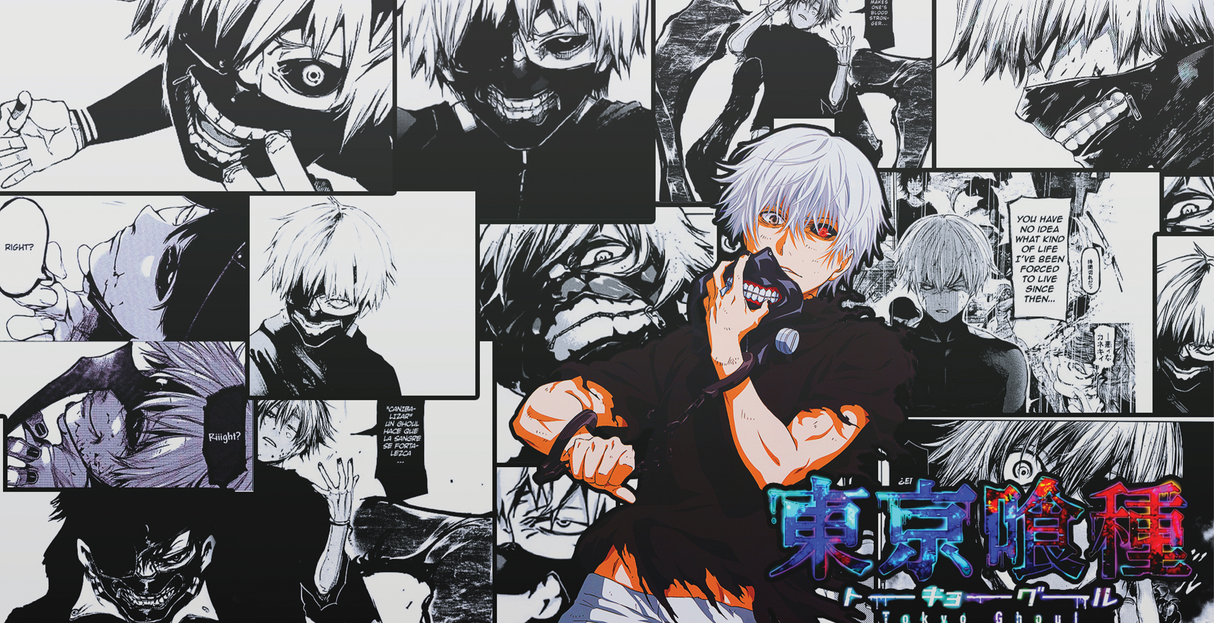 Tokyo Ghoul Ken Kaneki - Anime Cup Wrap UV Sticker Permanent UV DTF Decal