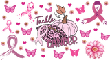 Tackle Cancer - Awareness Cup Wrap UV Sticker Permanent UV DTF Decal