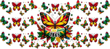 Freeish Since 1865 Butterfly - Black History Month Cup Wrap UV Sticker Permanent UV DTF Decal