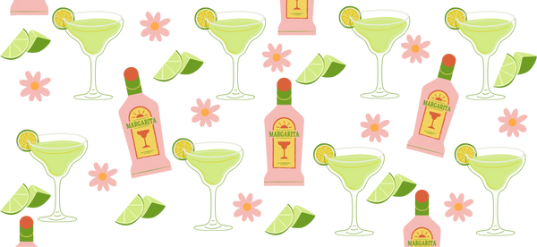 Margarita Design - Cinco de Mayo Cup Wrap UV Sticker Permanent UV DTF Decal