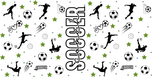 Soccer Coach Design - Soccer Cup Wrap UV Sticker Permanent UV DTF Decal
