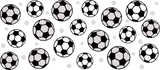 Soccer Ball Black And White - Soccer Cup Wrap UV Sticker Permanent UV DTF Decal