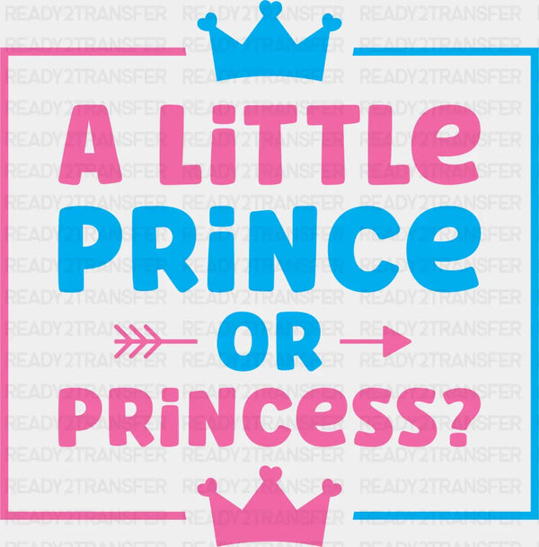 A Little Prince Or Princess - Gender Reveal DTF Transfer