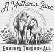 A Mother’s Love Endures Through All - Christianity DTF Transfer Adult Unisex - S & M (10’’) / Dark Color Design (See