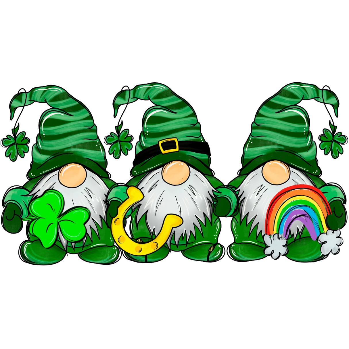 Gnome St. Patrick's Day DTF Heat Transfer, Saint Patricks Day Design, St Paddys Day DTF