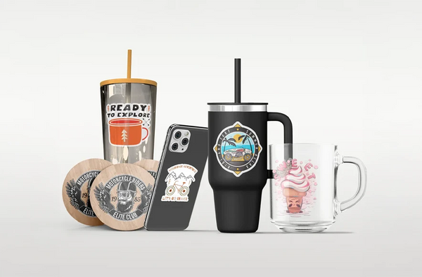 Custom UV Stickers By Size