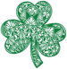 Clover St. Patrick's Day DTF Heat Transfer, Saint Patricks Day Design, St Paddys Day DTF ready2transfer Green