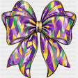 Abstract Pattern Ribbon - Mardi Gras DTF Transfers ready2transfer