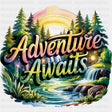 Adventure Awaits - Quotes DTF Transfers ready2transfer