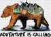 Adventure Is Calling DTF Transfer ready2transfer Black