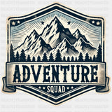 Adventure Squad - Hiking DTF Transfers ready2transfer