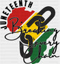 Africa Breaking Every Chain - Juneteenth DTF Transfer Adult Unisex - S & M (10’’) / Dark Color Design (See Imaging)