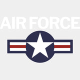 Air Force - Air Force DTF Transfers - Adult Unisex - S & M (10’’) / Light Color Design (See Imaging)