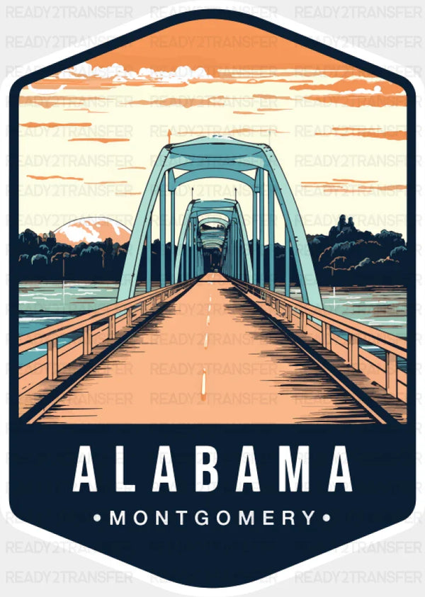 Alabama Montgomery - States & Cities DTF Transfer