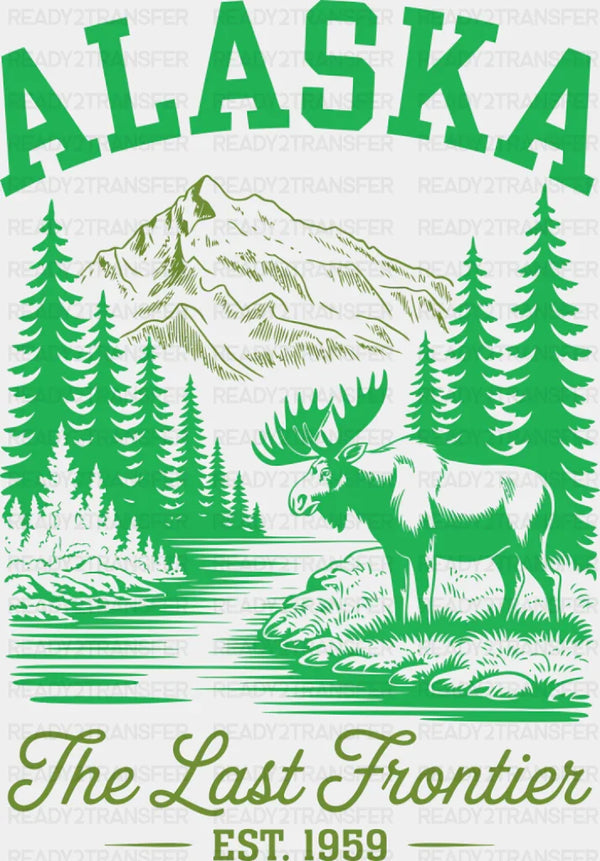 Alaska The Last Frontier - States & Cities DTF Transfer
