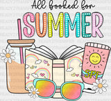 All Booked For Summer Design Dtf Transfer