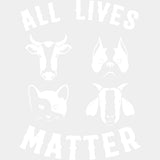 All Lives Matter - Vegan DTF Transfers - Adult Unisex - S & M (10’’) / Light Color Design (See Imaging)