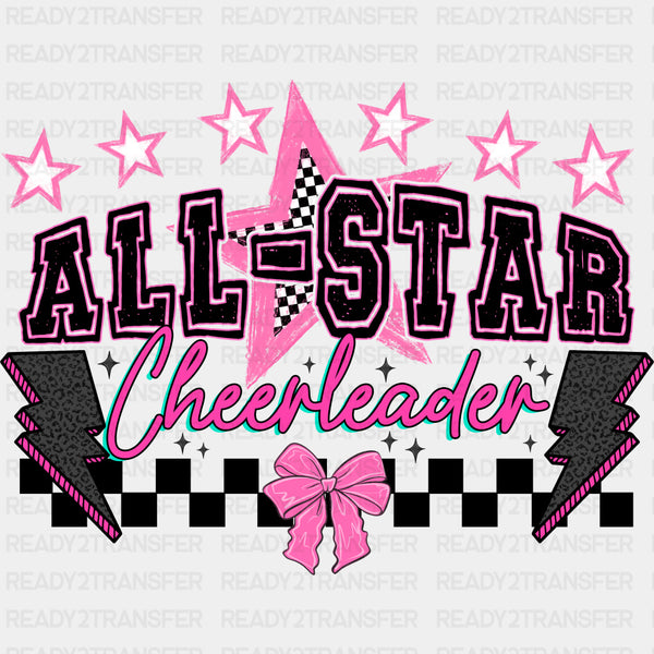 All Star Cheerleader Pink - Cheerleading DTF Transfers