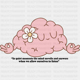 Allow Ourselves To Listen - Mental Health DTF Transfers ready2transfer Dark Color Design (See Imaging)