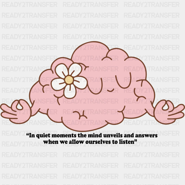 Allow Ourselves To Listen - Mental Health DTF Transfers ready2transfer Dark Color Design (See Imaging)