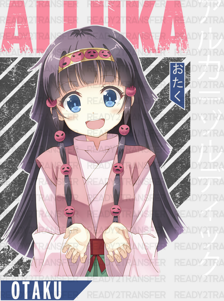 Alluka Zoldyck Pink Design - Hunter X Dtf Transfer