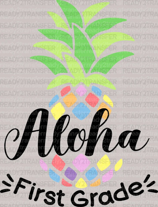 Aloha First Grade DTF Transfer - ready2transfer
