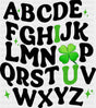 Alphabet I Love You Clover Design - St. Patrick’s Day DTF Transfer