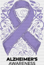 Alzheimer’s Awareness - Alzheimer’s Awareness DTF Transfer Adult Unisex - S & M (10’’) / Dark Color Design (See Imaging)