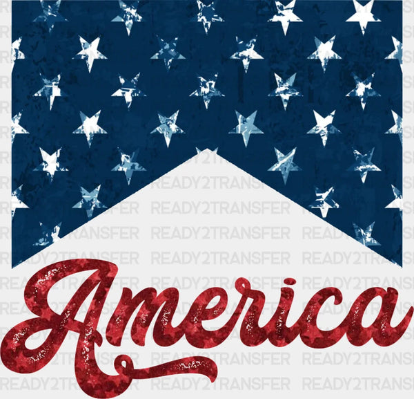 America Western 4th Of July DTF Heat Transfer, Independence Day Design, Fourth Of July DTF