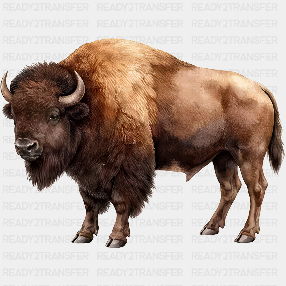 American Bison - Animals DTF Transfers