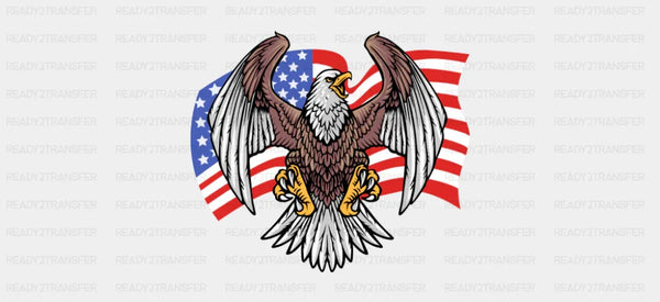 American Eagle - 4th Of July Cup Wrap UV Sticker Permanent UV DTF Decal