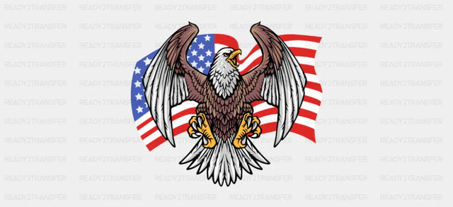 American Eagle - 4th Of July Cup Wrap UV Sticker Permanent UV DTF Decal