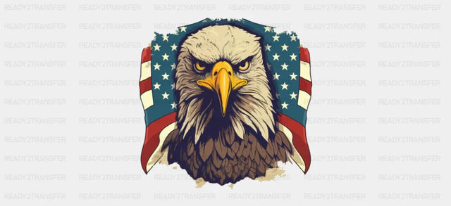 American Eagle US Flag - 4th Of July Cup Wrap UV Sticker Permanent UV DTF Decal