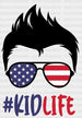 AMERICAN KIDLIFE BOY DTF Transfer ready2transfer White