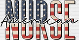American Nurse 4Th Of July Dtf Heat Transfer