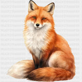 American Red Fox - Animals DTF Transfers