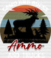 Ammo And Trucks DTF Transfer ready2transfer White