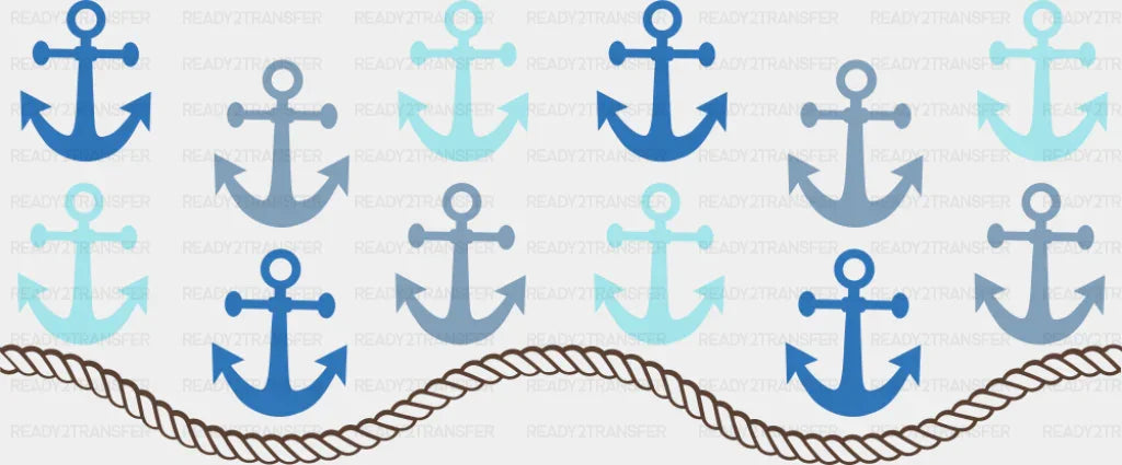 Anchors - General Cup Wrap UV Sticker Permanent UV DTF Decal