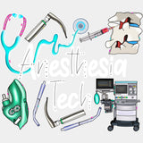 Anesthesia Tech Items - CRNA Nurse DTF Transfers ready2transfer Light Color Design (See Imaging)